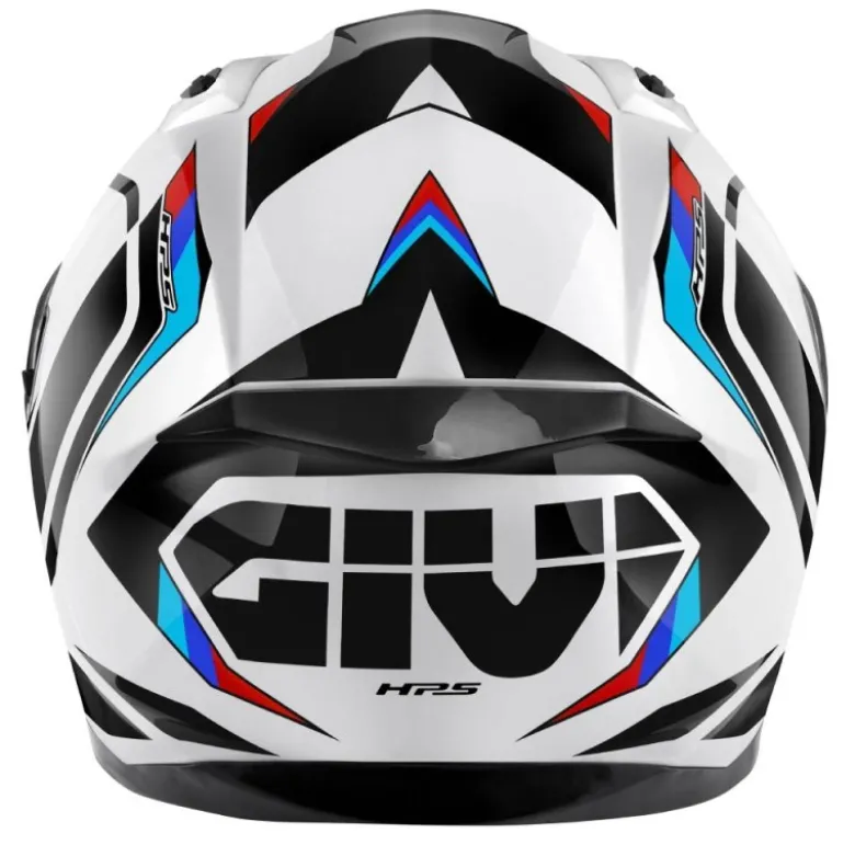 Casco Integrale Givi 50.8 Mach1 Bianco Nero Rosso