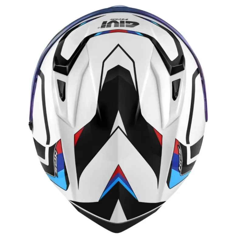 Casco Integrale Givi 50.8 Mach1 Bianco Nero Rosso