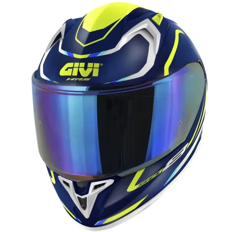 Casco Integrale Givi 50.8 Mach1 Blu Bianco Giallo