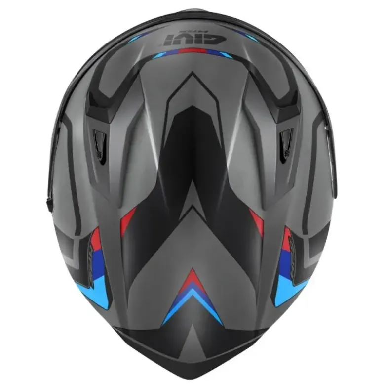 Casco Integrale Givi 50.8 Mach1 Grigio Nero Rosso