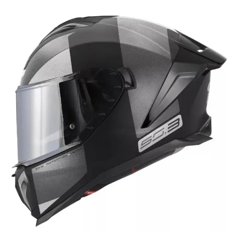 Casco Integrale Givi 50.3 Vision Nero Titanio Argento Opaco