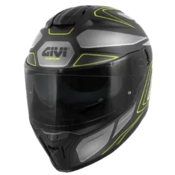 Casco Integrale Givi 55.1 Zephir Nero Silver Titanio Giallo Fluo