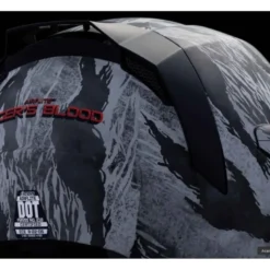 Casco Integrale Icon Airflite Tiger's Blood Mips Grigio