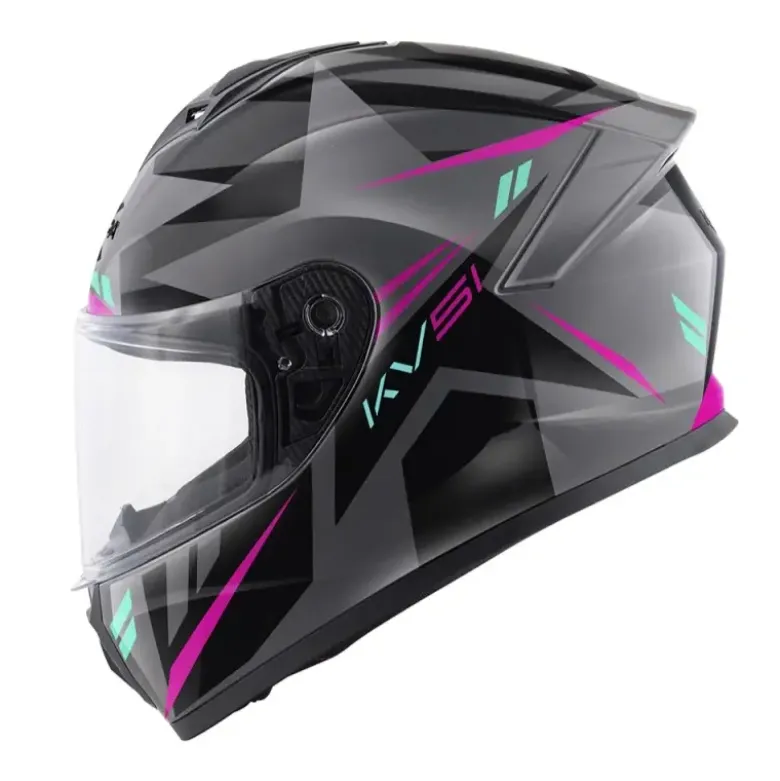 Casco Integrale Kappa KV51 Zenith Grigio Opaco Nero Petronas Fucsia