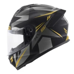 Casco Integrale Kappa KV51 Zenith Nero Opaco Titanio oro