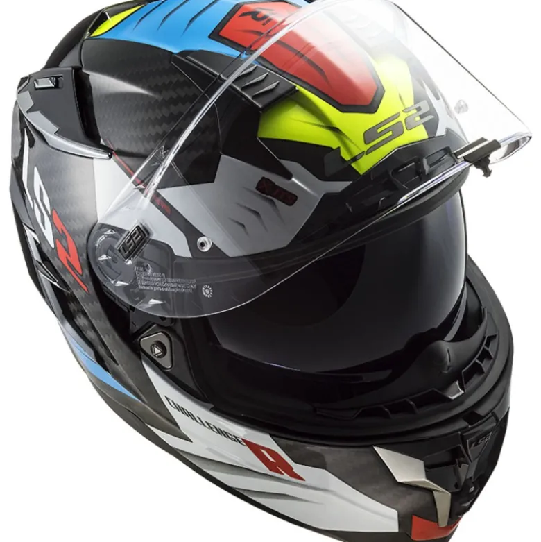 Casco Integrale Ls2 Ff327 Challenger Carbon Sporty Bianco