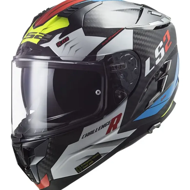 Casco Integrale Ls2 Ff327 Challenger Carbon Sporty Bianco