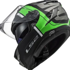 Casco Integrale Ls2 FF327 Challenger Randy Verde Nero