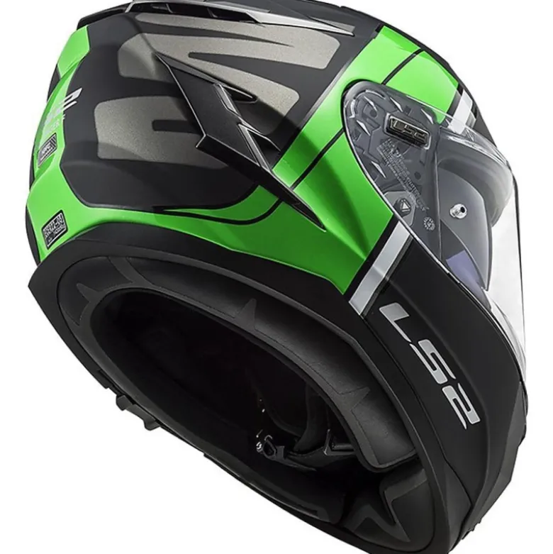 Casco Integrale Ls2 FF327 Challenger Randy Verde Nero