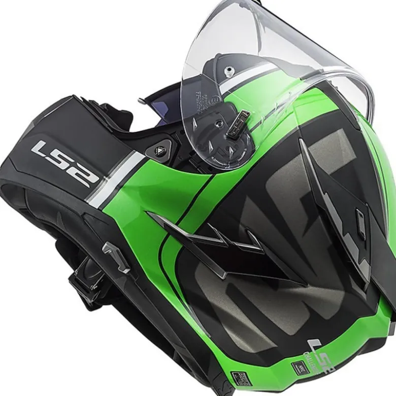 Casco Integrale Ls2 FF327 Challenger Randy Verde Nero