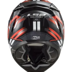 Casco Integrale Ls2 FF327 Challenger Spin Nero Rosso Bianco