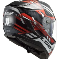 Casco Integrale Ls2 FF327 Challenger Spin Nero Rosso Bianco