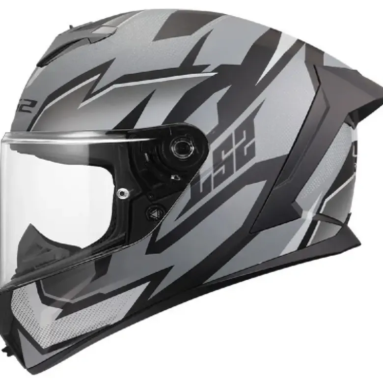 Casco Integrale Ls2 FF820 Rapid III Xtrem Nero Grigio Opaco