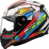 Casco Integrale Ls2 FF353 Rapid II XDron Bianco Neon Arancione