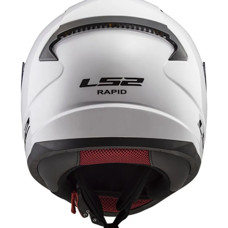 Casco Integrale Ls2 FF353 Rapid Single Mono Bianco Lucido