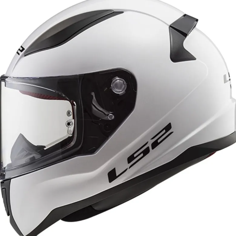 Casco Integrale Ls2 FF353 Rapid Single Mono Bianco Lucido