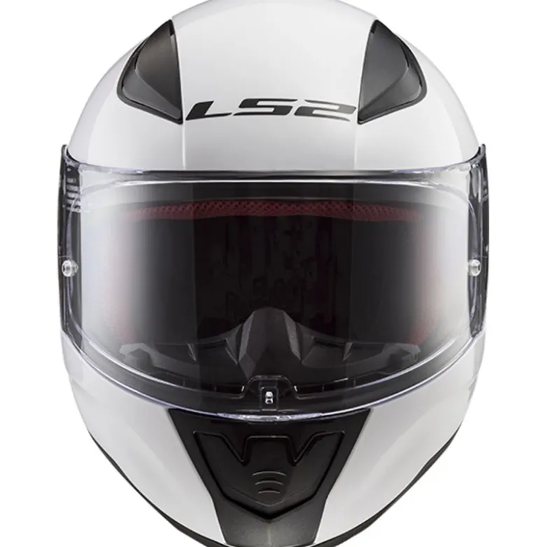 Casco Integrale Ls2 FF353 Rapid Single Mono Bianco Lucido