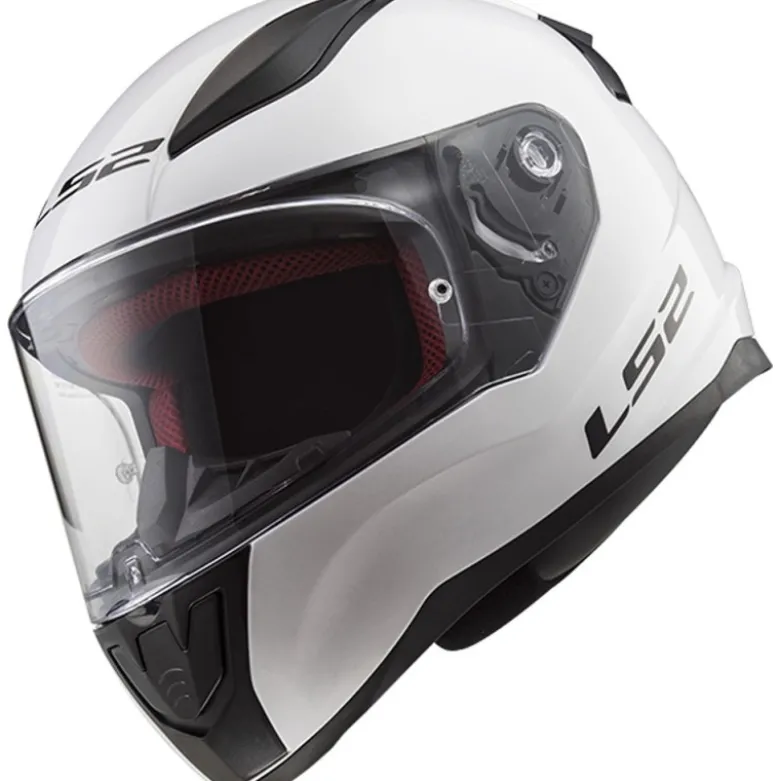 Casco Integrale Ls2 FF353 Rapid Single Mono Bianco Lucido