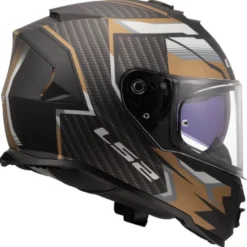 Casco Integrale Ls2 Ff800 Storm II Tracker Nero Oro