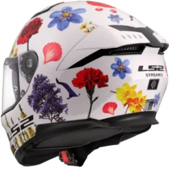 Casco Integrale Ls2 FF808 Stream II Flowers Bianco