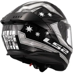Casco Integrale Ls2 FF808 Stream II Galdam Nero Bianco