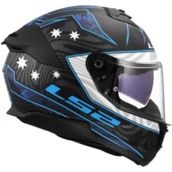 Casco Integrale Ls2 FF808 Stream II Galdam Nero Blu