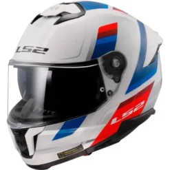 Casco Integrale Ls2 FF808 Stream II Vintage Bianco Blu Rosso