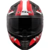 Casco Integrale Ls2 FF811 Vector II Buntri Nero Rosso