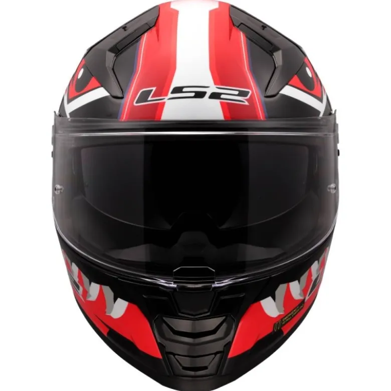 Casco Integrale Ls2 FF811 Vector II Buntri Nero Rosso