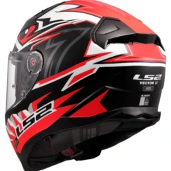 Casco Integrale Ls2 FF811 Vector II Buntri Nero Rosso