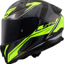 Casco Integrale Ls2 FF811 Vector II Carbon Savage Giallo Nero Lucido