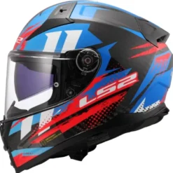Casco Integrale Ls2 FF811 Vector II Carbon Tantic Rosso Blu