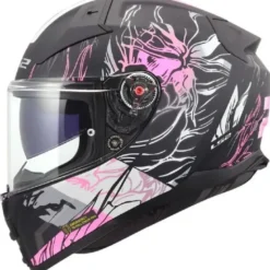 Casco Integrale Ls2 FF811 Vector II Darflo Nero Rosa Opaco