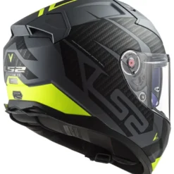 Casco Integrale Ls2 FF811 Vector II Splitter Titanio Giallo Alta Visibilità