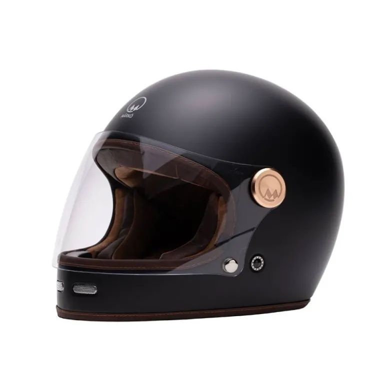 Casco Integrale Marko Full Moon Nero Marrone