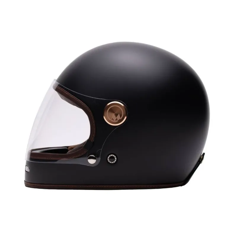 Casco Integrale Marko Full Moon Nero Marrone