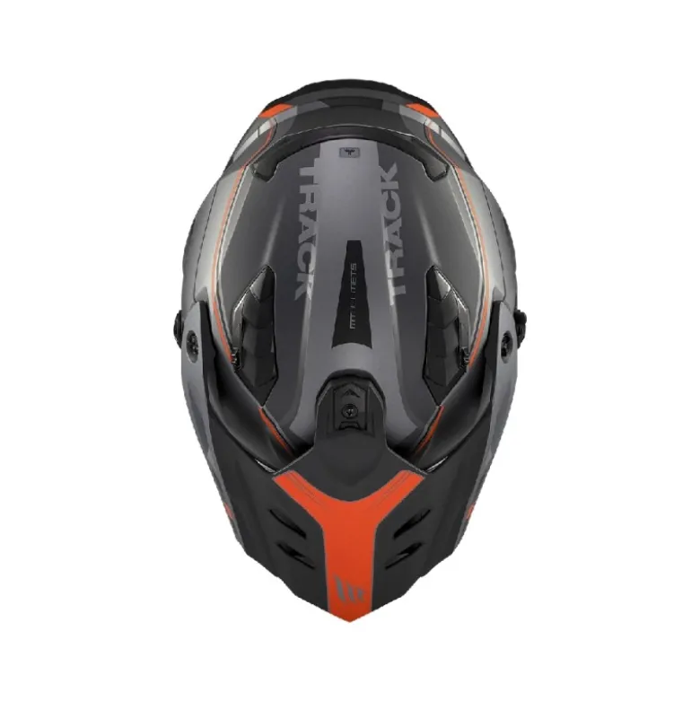 Casco Integrale Mt Helmets Hs218Sv Track B5 Sv Aries Lucido
