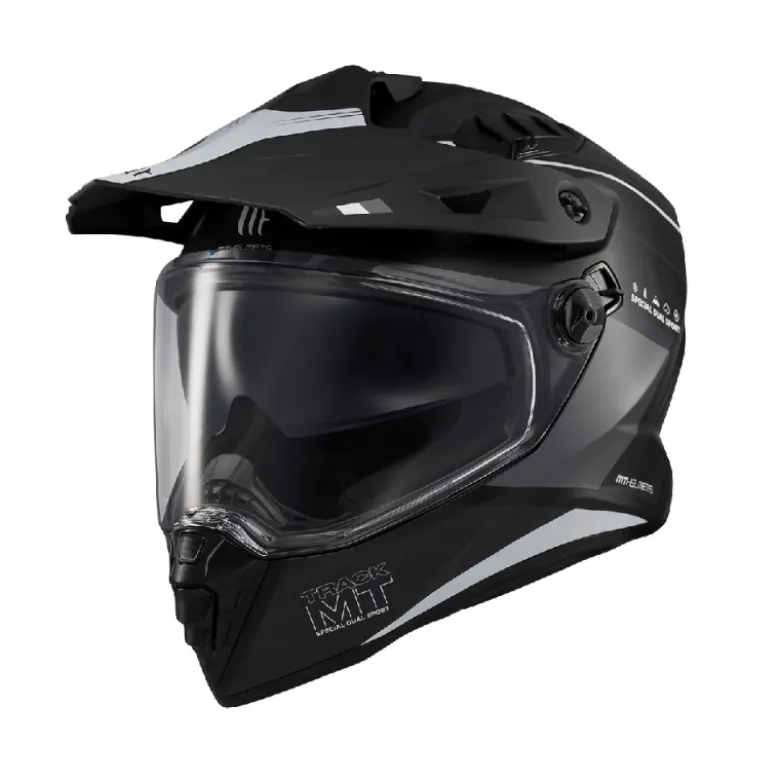 Casco Integrale Mt Helmets Hs218Sv Track B1 Sv Aries Opaco