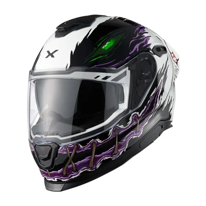 Casco integrale Nexx Y.100R Night Rider Sport White