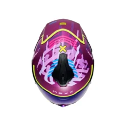 Casco integrale Nexx Y.100R Urbangram  Aubergine Neon Opaco