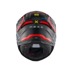 Casco integrale Nexx Y.100R Urbangram Nero Rosso Opaco