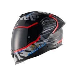 Casco integrale Nexx Y.100R Urbangram Nero Rosso Opaco