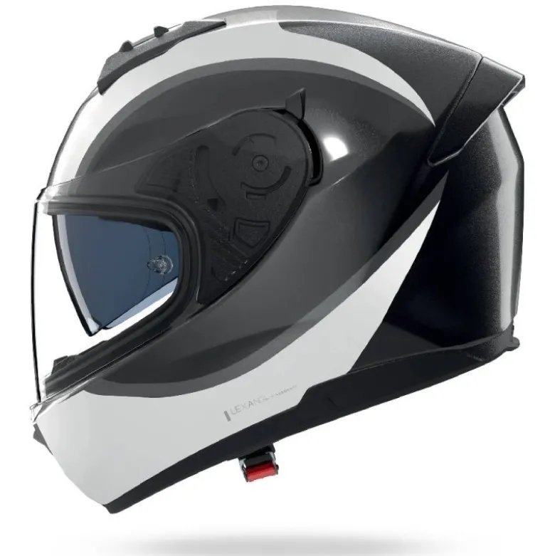 Casco Integrale Nolan N60-6 Bifase 350 Nero Bianco Lucido