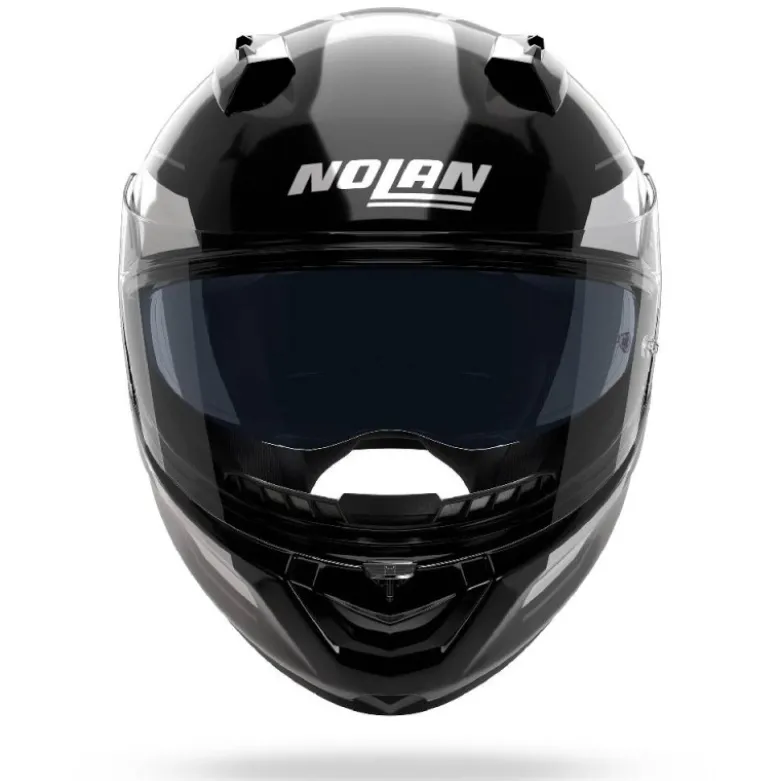 Casco Integrale Nolan N60-6 Sincrono 353 Nero Bianco Lucido