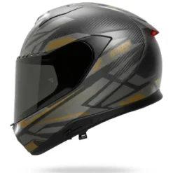 Casco Integrale Nolan X-904 Ultra Carbon Calibro Rombo I-ESS 359 Carbonio Antracite Oro Opaco