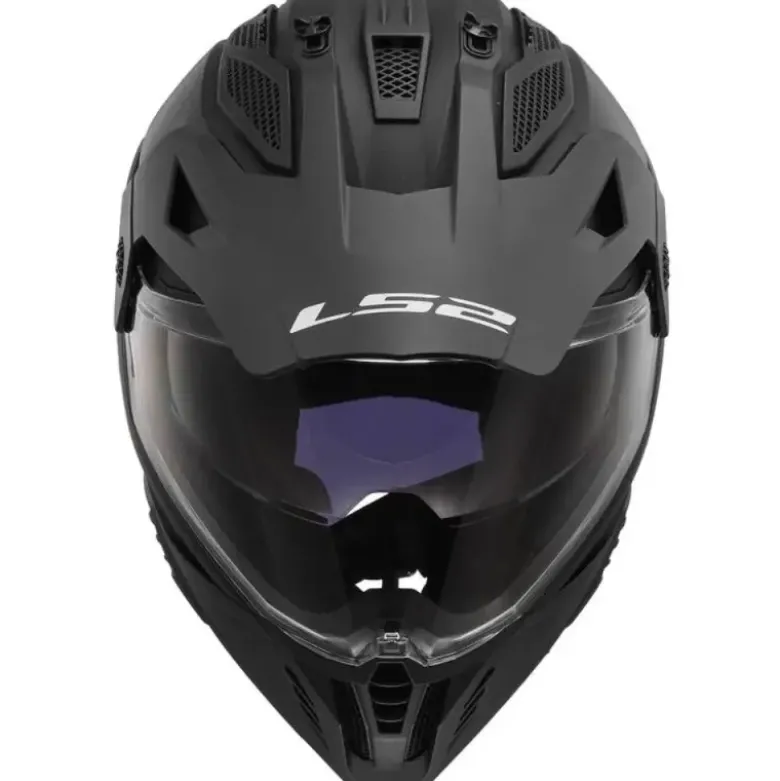 Casco Integrale On-Off Touring Ls2 MX702 Pioneer II Nero Opaco