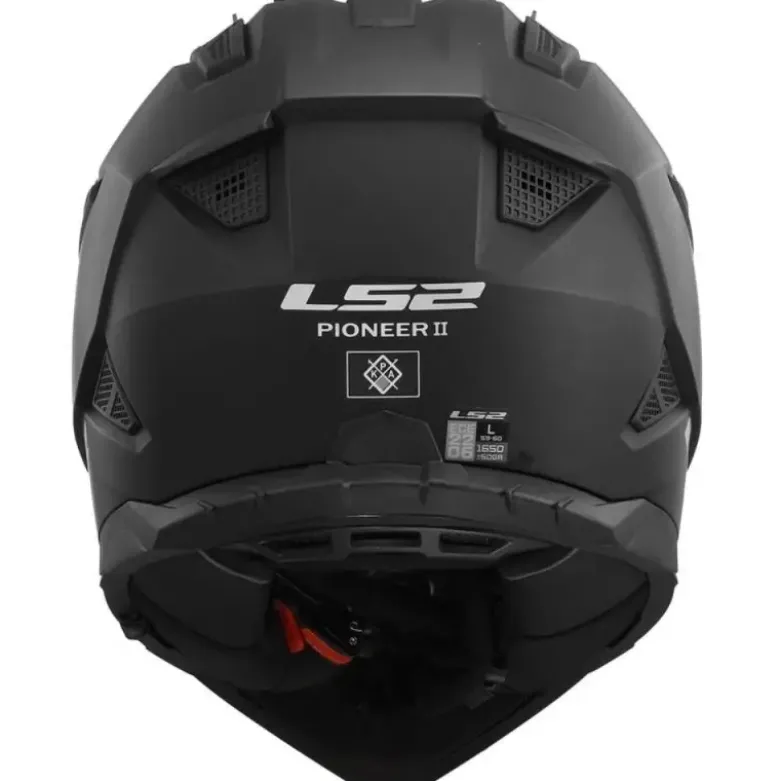 Casco Integrale On-Off Touring Ls2 MX702 Pioneer II Nero Opaco