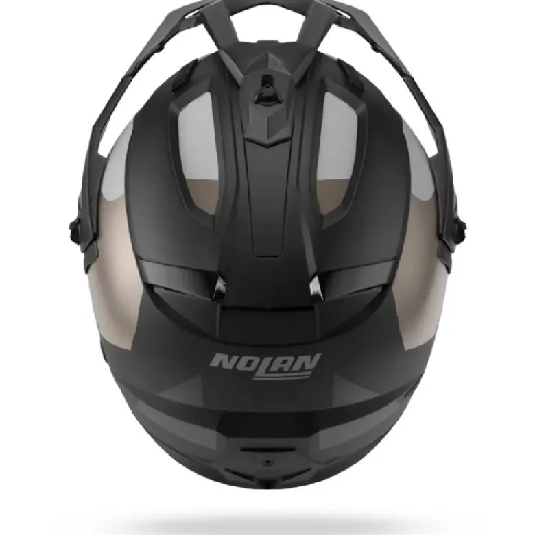 Casco Integrale On-Off Tourning Nolan N70-2 X 06 Selvado 347 Nero Grigio Lava Bianco Sabbia