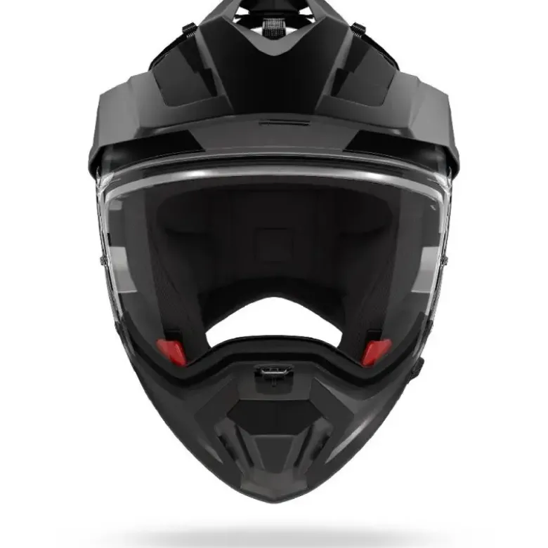 Casco Integrale On-Off Tourning Nolan N70-2 X 06 Turbine 349 Bianco Nero Grigio Lucido