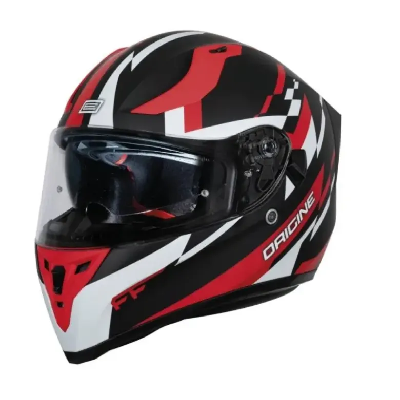 Casco Integrale Origine Strada Reveal Rosso Nero Opaco